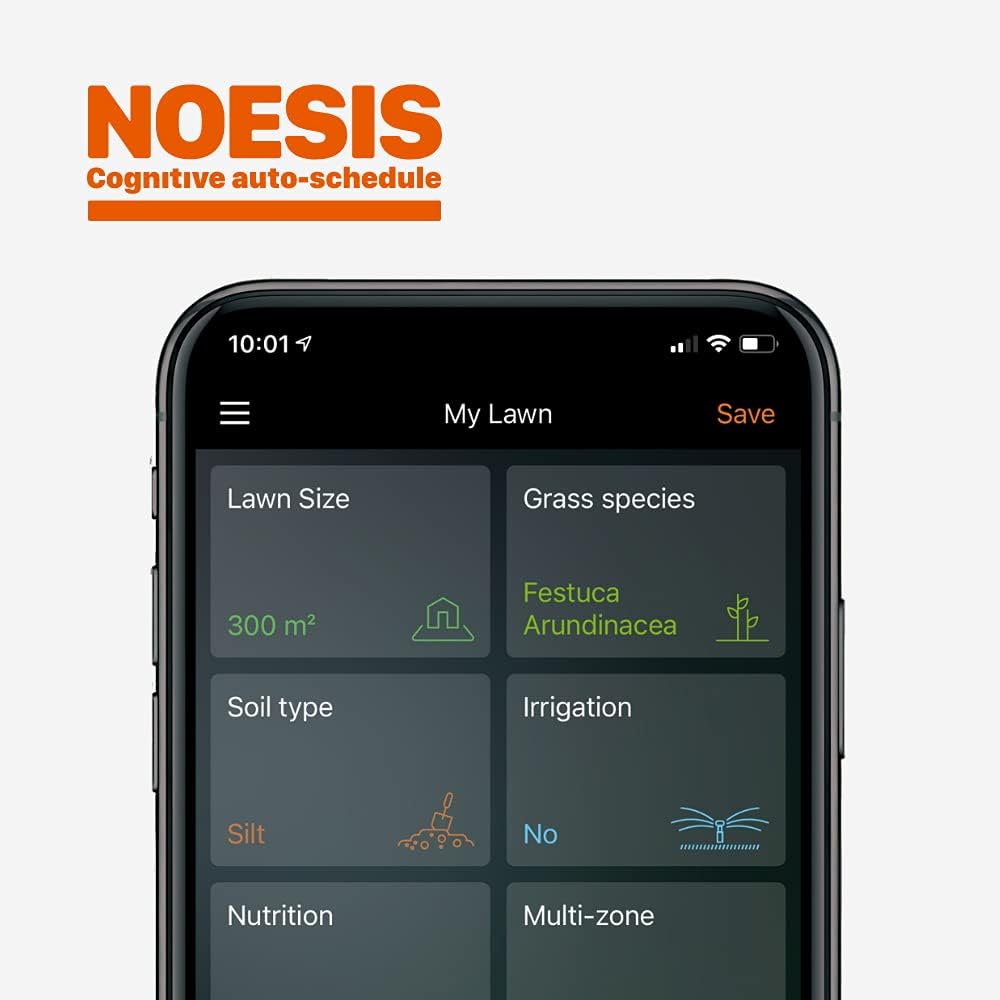 WORX Landroid S WR184E Mähroboter für Gärten bis 400 m2-35% Steigung - mit WLAN Verbindung & schwimmendem Mähdeck - APP Steuerung - Multi-Zonen-Programmierung - AIA intelligente Navigation