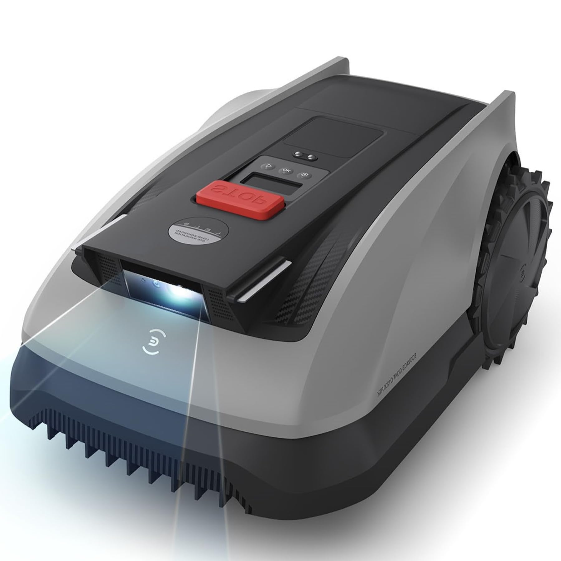 ECOVACS Goat O800 RTK Mähroboter ohne Begrenzungskabel, 800m², LiDAR-gestützte RTK+Vision Navigation, Rasenmäher Roboter, Auto-Kartierung, passiert 0,7m Engstellen, präzises Kantenmähen