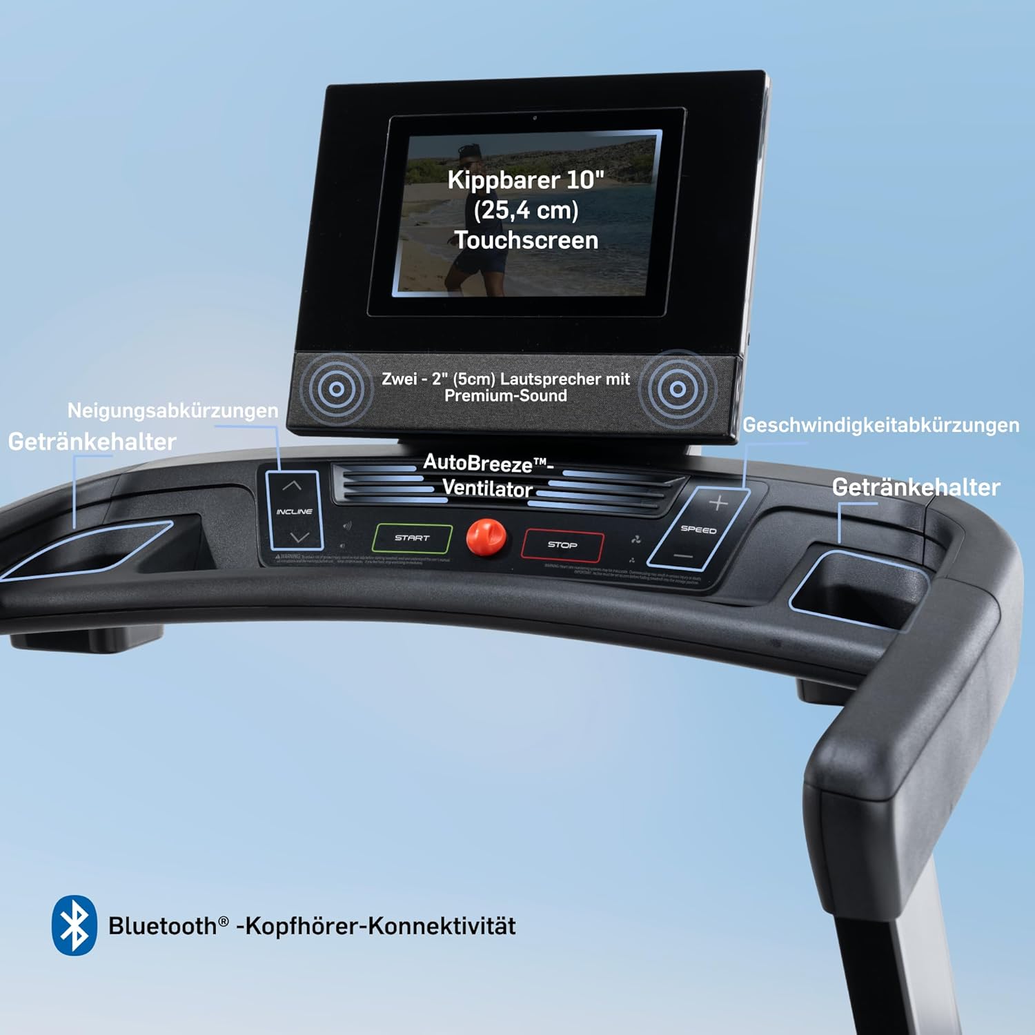 NordicTrack T-Serie: Laufband für Zuhause mit Steigung, Bluetooth & hoher Tragkraft