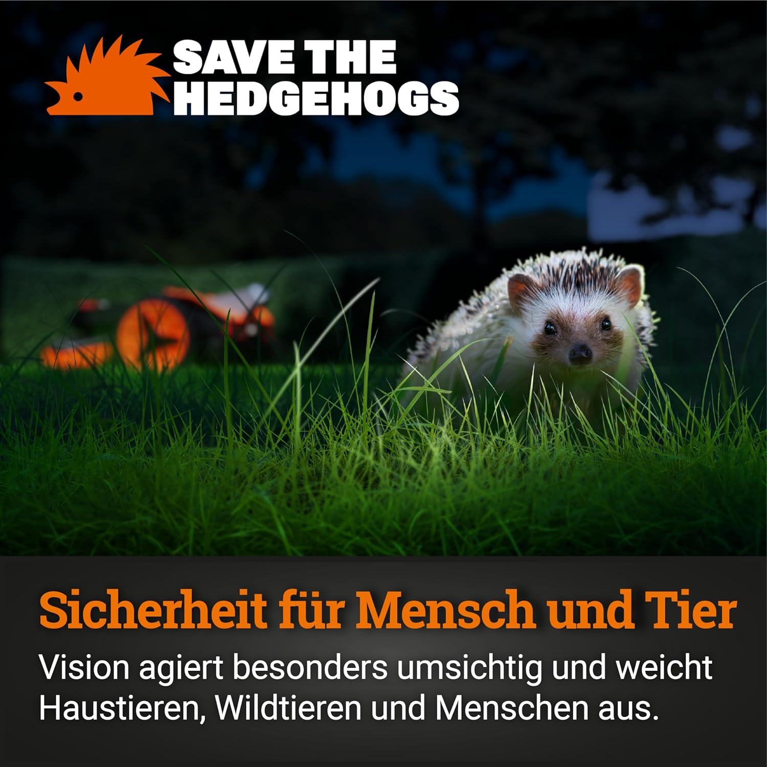 WORX Landroid Vision L1300 Mähroboter WR213E.1 für Gärten bis 1300m², AI Rasenmäher Roboter ohne Begrenzungskabel (WLAN & Bluetooth, aktive Hindernisvermeidung mit KI-Technologie, Igelschutz)