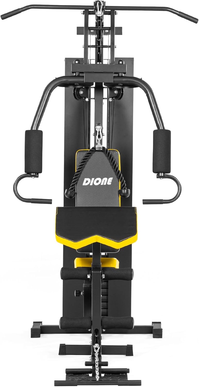 Dione HG3 Kraftstation Multi-Gym mit 45kg Gewichten, erweiterbar auf 100kg