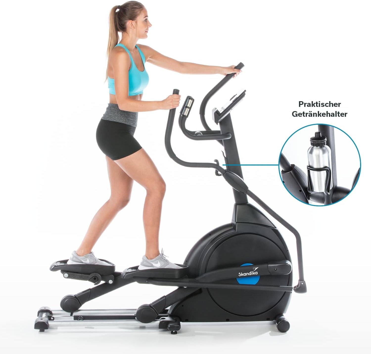 Skandika CardioCross Carbon Champ Elliptical Trainer | Bluetooth & Kinomap