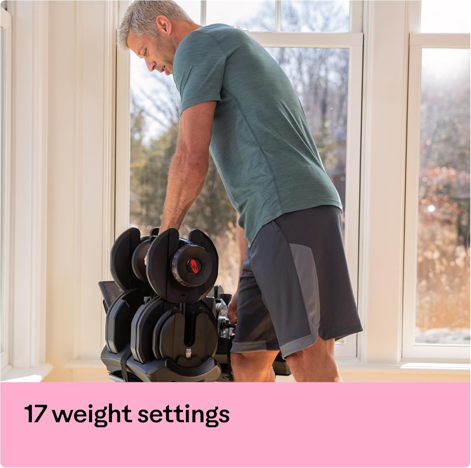 Bowflex SelectTech: Verstellbare Einzelhantel mit Gewichtssystem