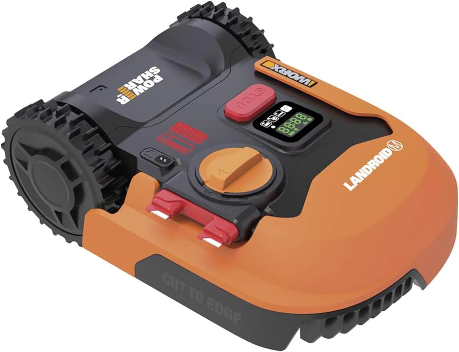 WORX Landroid M WR141E Mähroboter/Akkurasenmäher für kleine Gärten bis 500 qm/Selbstfahrender Rasenmäher für einen sauberen Rasenschnitt, Bunt