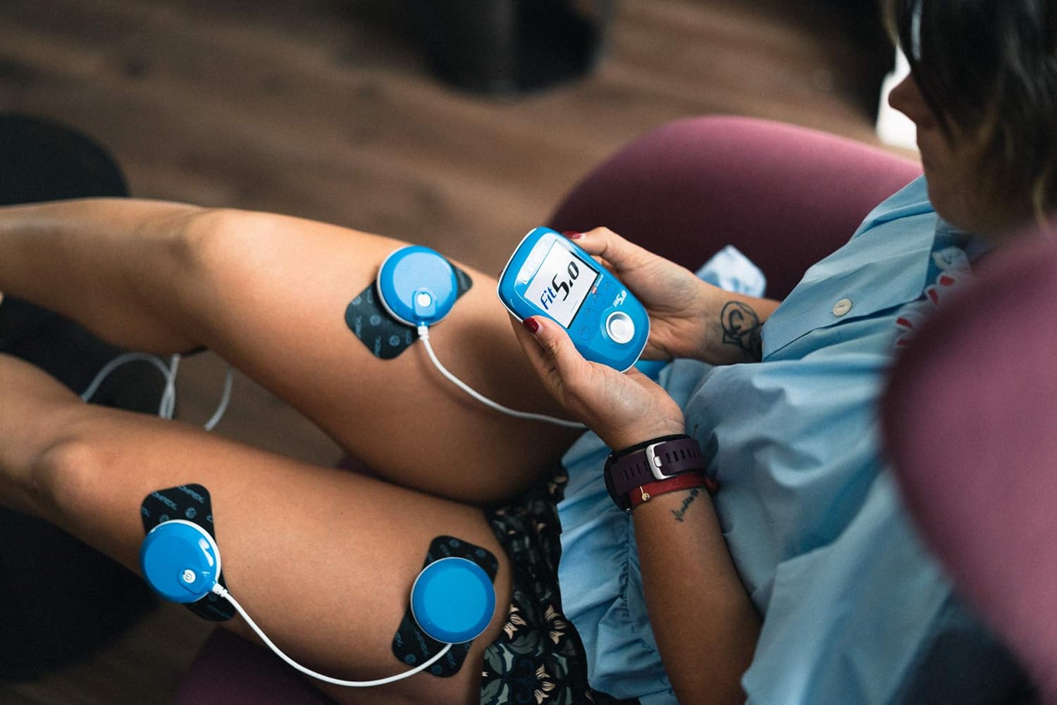 Compex Fit 5.0 Muscle Stimulator: Wireless EMS for Strength & Recovery