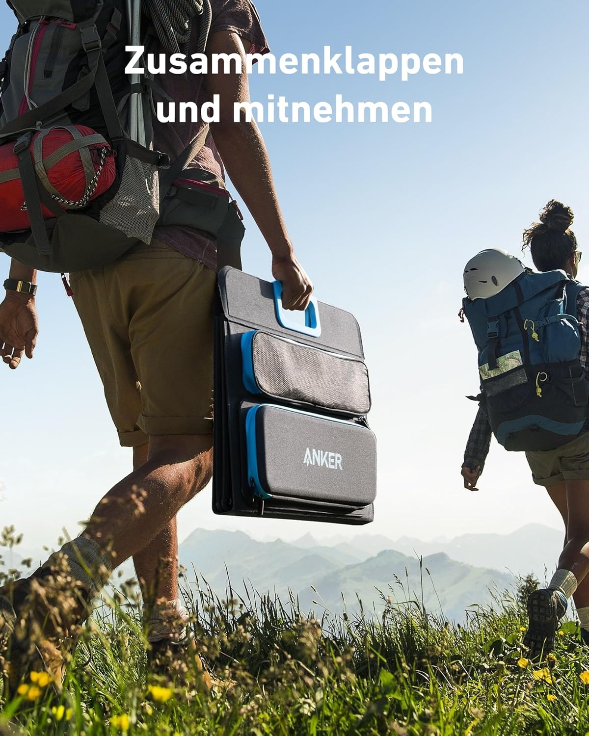 Anker SOLIX C800 Plus Tragbare Powerstation mit 100W Solarpanel, 1200W (1600W Spitzenleistung) Solargenerator für Campingbeleuchtung, 768Wh LiFePO4 Akkus für Camping, Wohmobil, Reisen, Stromausfall